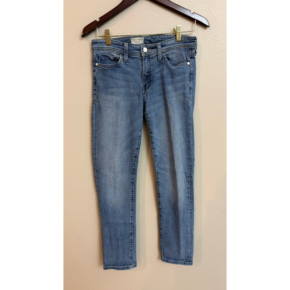 Pilcro Slim Boyfriend Jeans 24 Medium Wash Stretch Denim Raindrop